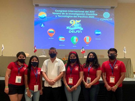 Presentaron estudiantes de la UABJO investigaciones en Congreso Internacional del programa DELFIN