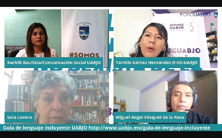 Presentó la DIEG-UABJO la Guía de Lenguaje Incluyente y No Sexista