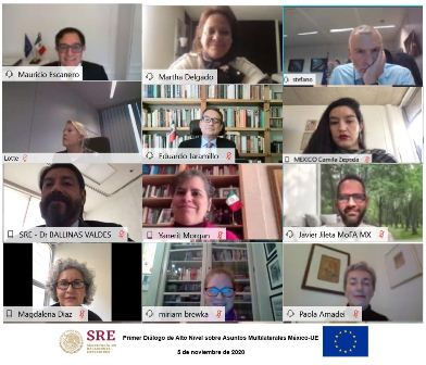 Celebran México y la UE Primer Diálogo de Alto Nivel sobre Asuntos Multilaterales