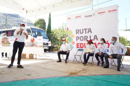 Arranca “Ruta por la Educación” del IEEA Oaxaca