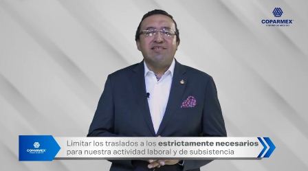 Urge Coparmex a acatar medidas para evitar contagios en la Ciudad de México