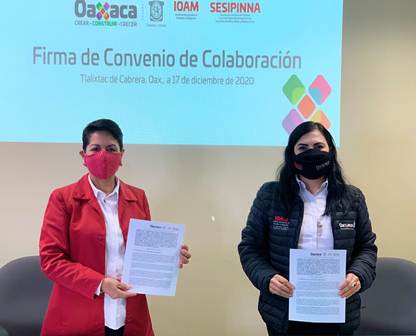 Firman IOAM y SE-SIPINNA convenio a favor de la niñez oaxaqueña en contextos de movilidad