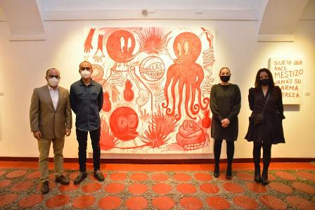 Exhiben “Karma Mestizo” de Jaime Ruíz Martínez en la Casa de la Cultura Oaxaqueña