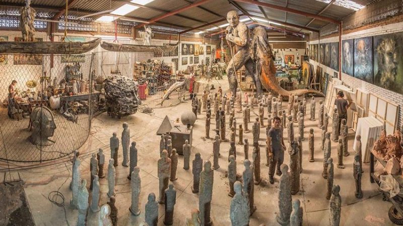 Alberto Aragón Reyes, artista oaxaqueño aportará recursos para sueldos de personal del MACO