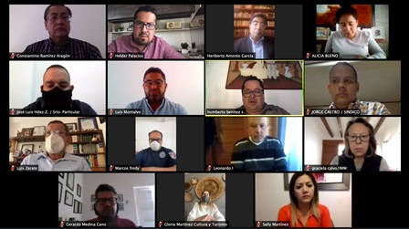 Homenaje a víctimas y personal de salud