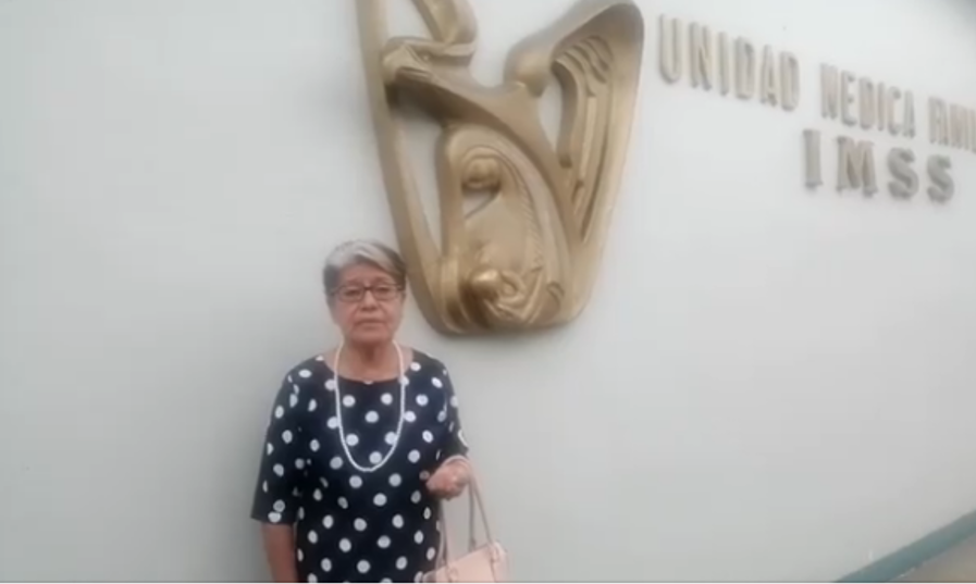 Martha Escobar Vásquez funcionaria del IMSS con doble plaza en el sector salud, le permitió vacunarse contra el COVID-19 -Video-