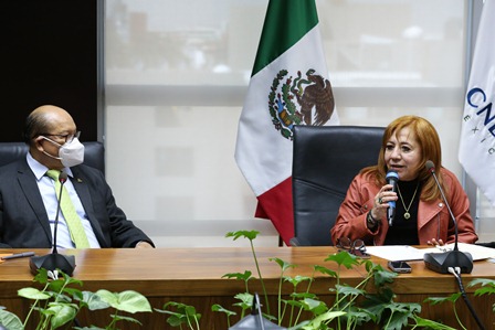 Dona CNDH televisores para apoyar actividades educativas con perspectiva de derechos humanos del Conalep