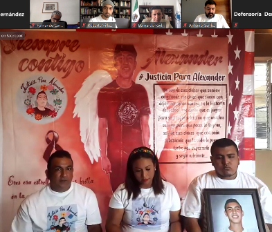 Emiten Recomendación 01/2021, por ejecución arbitraria de Alexander Martínez Gómez