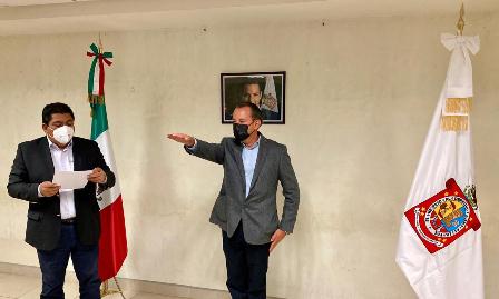 Rinde protesta Raúl Castillejos como nuevo comisionado de la Policía Estatal de Oaxaca