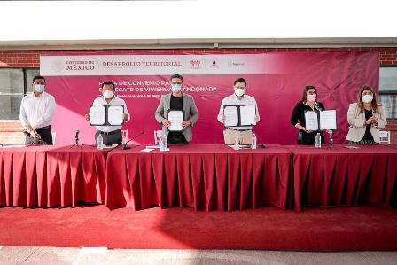 Regenerarán Sedatu e Infonavit viviendas en municipios cercanos al Aeropuerto Internacional Felipe Ángeles