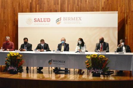 Firman convenio Birmex y Conacyt; Consolidarán autosuficiencia en producción de biofármacos y vacunas