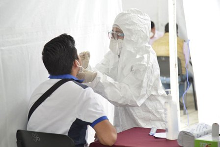 Pruebas rápidas de detección de Covid-19 continuarán hasta el 9 de abril en Plaza de la Danza