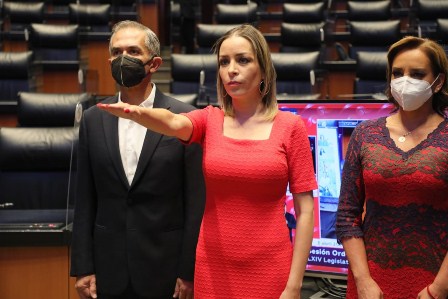 Designan a senadora Verónica Martínez como vicepresidenta de la Mesa Directiva del Senado