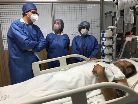 Autoridades médicas del IMSS dan seguimiento a recuperación de pacientes