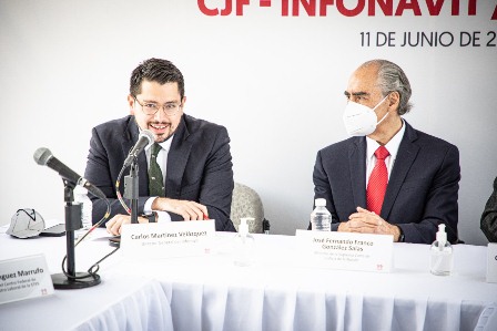 Firman convenio Infonavit y Consejo de la Judicatura Federal en beneficio de trabajadores