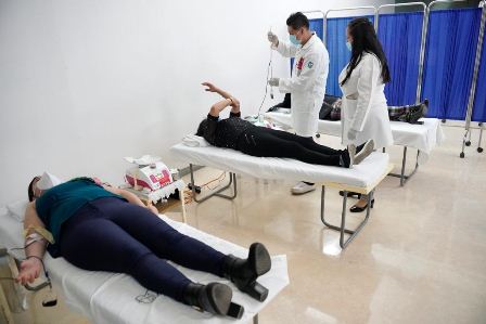 Jornada de donación de sangre.