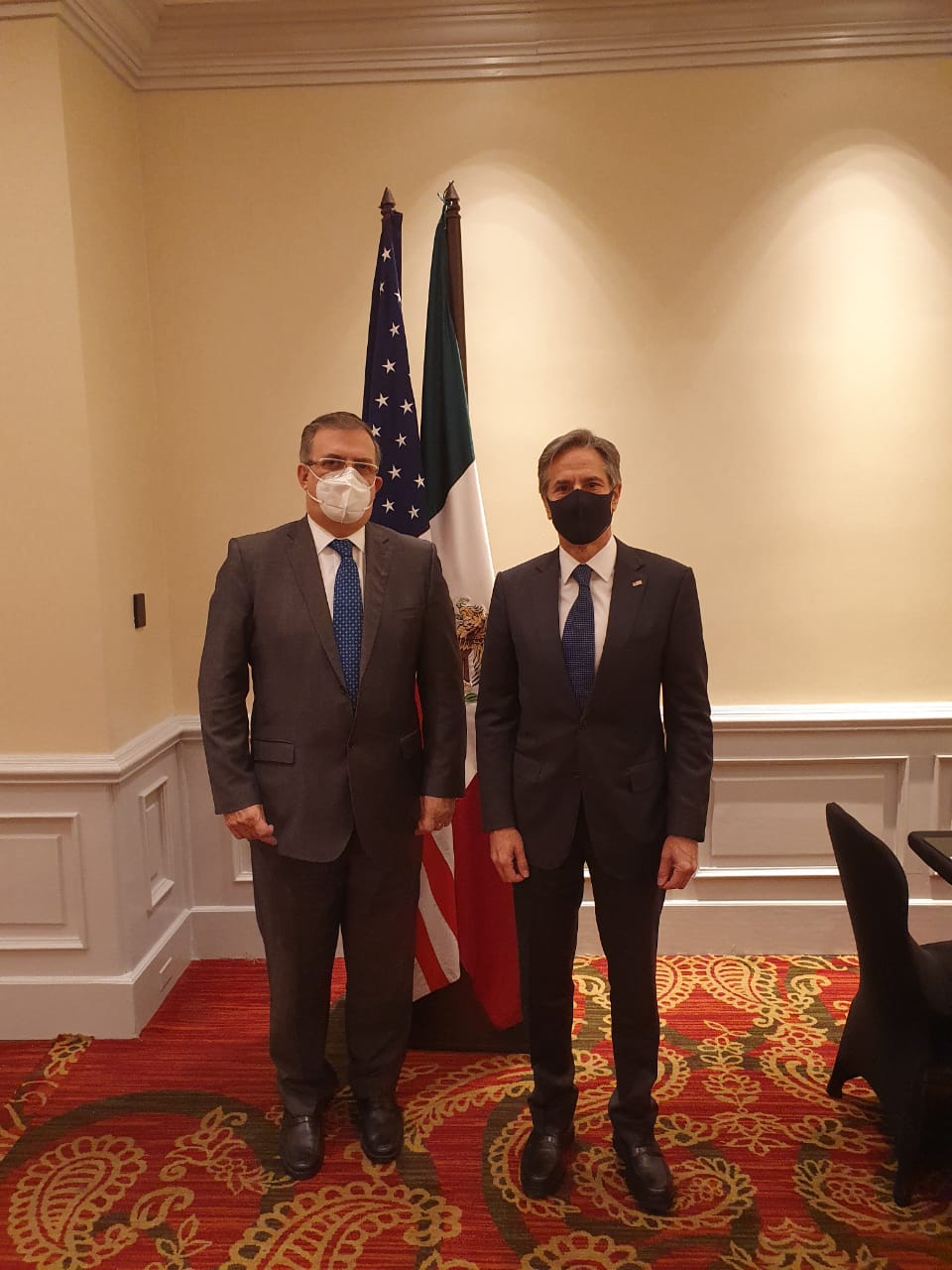 Reafirman secretarios de México y Estados Unidos fomentar desarrollo económico en Centroamérica