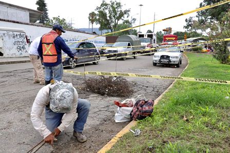 Evalúan y supervisan asentamiento ubicado cerca del Parque del Amor en Oaxaca de Juárez