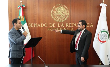 Rinde protesta el senador César Cravioto Romero