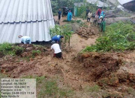 Solicita Gobierno de Oaxaca declaratoria de emergencia para 46 municipios por lluvias