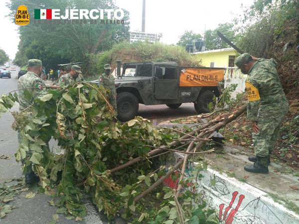 EJÉRCITO MEXICANO APLICA PLAN DN-III-E EN SU FASE DE AUXILIO Y RESCATA A UN MENOR CON VIDA EN XALAPA, VER.