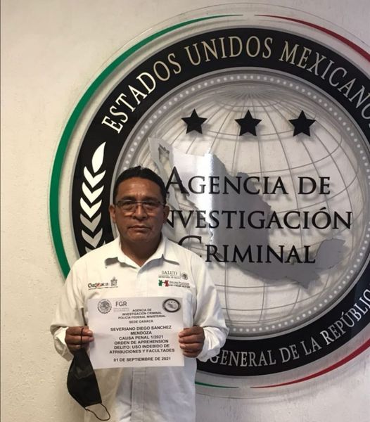 APRESA LA FGR A SEVERIANO DIEGO SÁNCHEZ MENDOZA, EX FUNCIONARIO DEL IMSS OAXACA, POR SUPUESTOS DELITOS DE CORRUPCIÓN COMETIDOS DESDE 2014