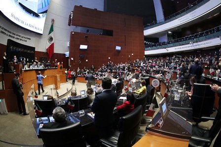 Aprueba Senado Ley Federal de Revocación de Mandato por 101 votos a favor y dos en contra