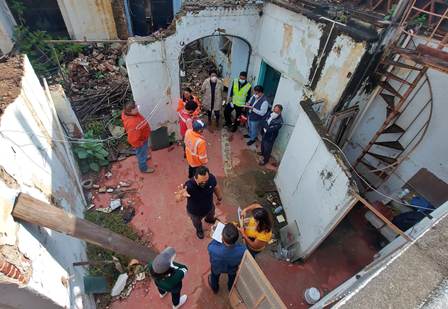 Supervisan Ayuntamiento de Oaxaca e INAH inmuebles catalogados del Centro Histórico