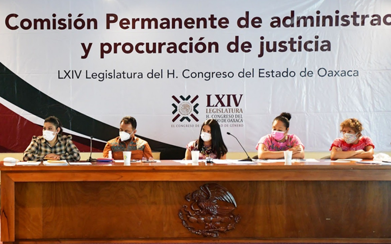 MUJERES DEMANDAN A LA COMISIÓN DE ADMINISTRACIÓN Y PROCURACIÓN DE JUSTICIA DEL CONGRESO DE OAXACA, NO DESIGNAR MAGISTRADOS A PERSONAS SIN PERFIL, AL SERVICIO DE LA JUSTICIA PATRIARCAL  -VIDEO-
