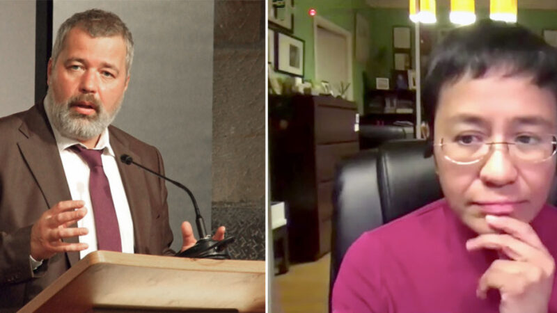 ONU felicita a periodistas ganadores del Premio Nobel de la Paz y defiende la libertad de prensa