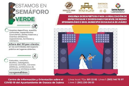 En semáforo verde continúan suspendidas calendas, convites y desfiles: Ayuntamiento de Oaxaca
