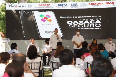 Fortalecen estrategias de seguridad a través de la aplicación “Oaxaca Seguro”