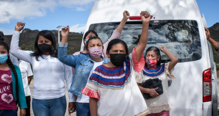 MEMORIA Y VERDAD                                                       La lucha por la libertad de los presos de Eloxochitlán llega a Ciudad de México