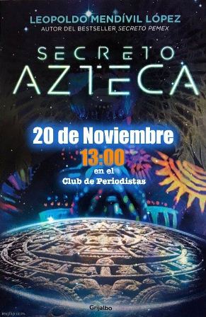 Presentarán “Secreto Azteca” descendientes de Moctezuma, Nezahualcóyotl e Iturbide