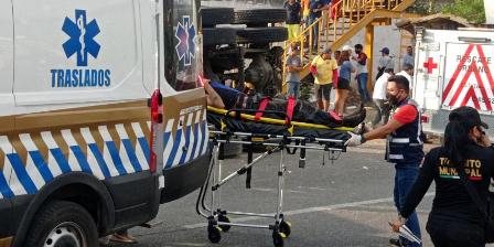 Viajaban personas migrantes