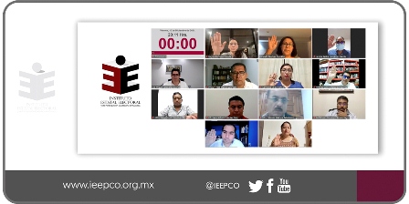Aprueba IEEPCO plataformas electorales para el Proceso Electoral 2021-2022 en Oaxaca