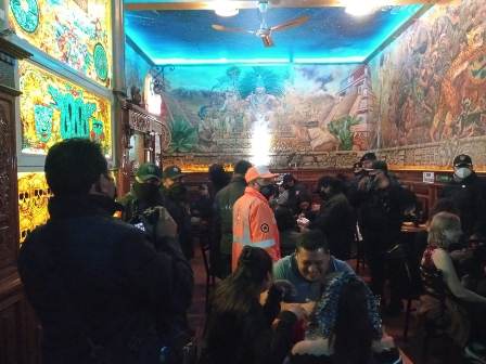 Operativo en bares y cantinas