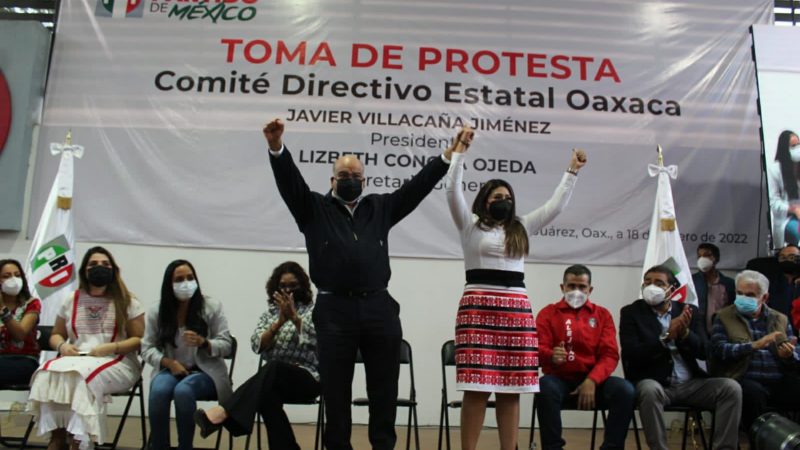 JAVIER VILLACAÑA ASUME LA PRESIDENCIA DEL PRI EN OAXACA