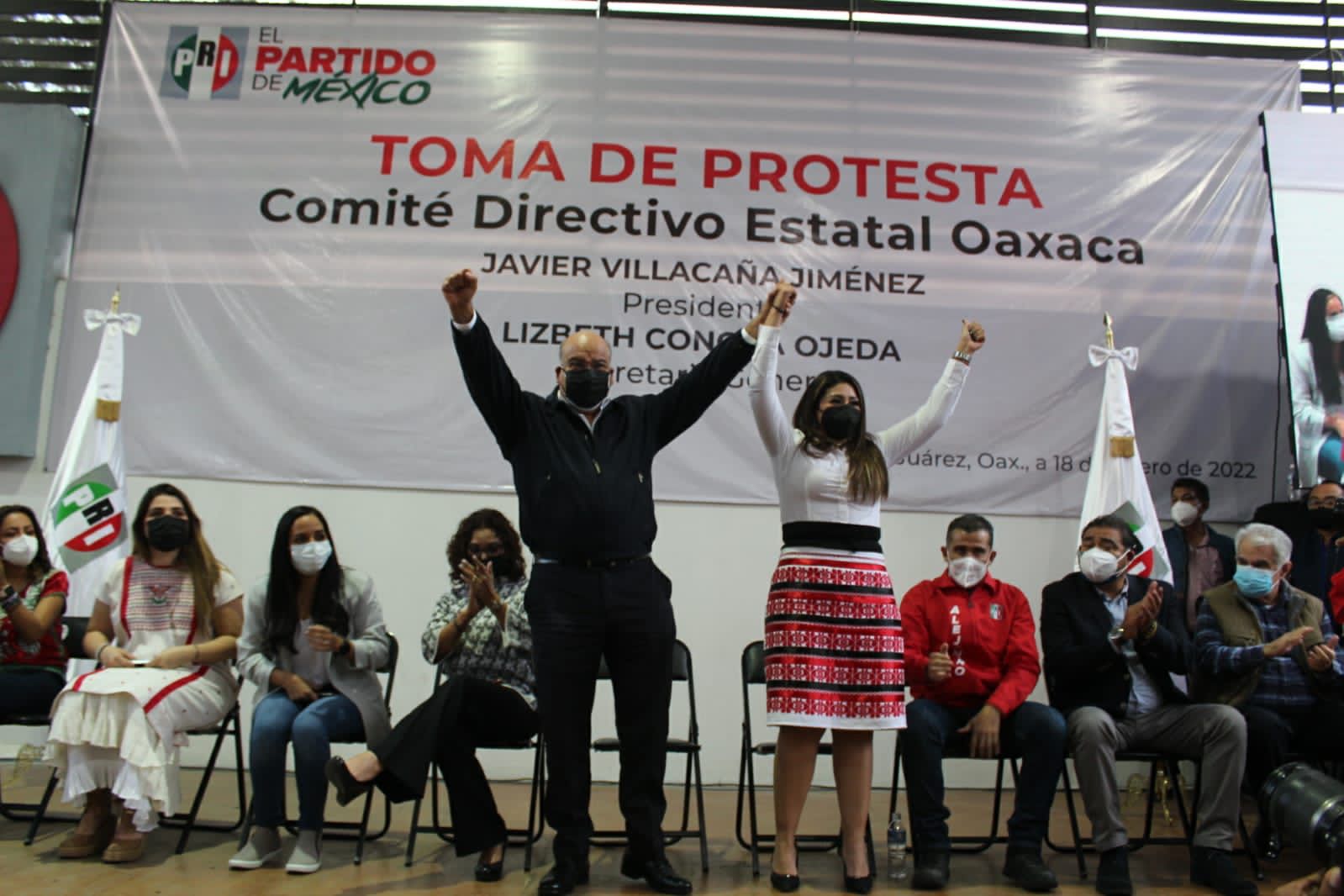 JAVIER VILLACAÑA ASUME LA PRESIDENCIA DEL PRI EN OAXACA