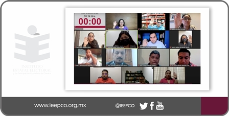 Reconoce IEEPCO al personal del Servicio Profesional Electoral Nacional
