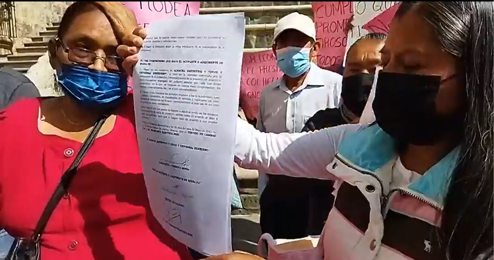 DESALOJAN AUTORIDADES DEL MUNICIPIO DE OAXACA DE JUÁREZ A COLONA -VIDEO-