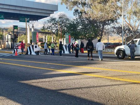 Liberó Mesa de Seguridad y Construcción de Paz la caseta de cobro de “Huitzo”