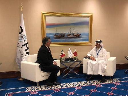 Dialoga canciller sobre conflicto en Ucrania con representantes de Europa y Medio Oriente