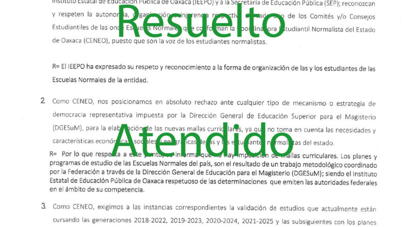 Estudiantes normalistas