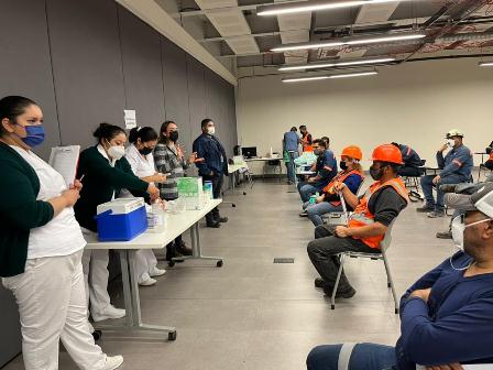 Vacuna IMSS contra Covid-19 a trabajadores de empresas
