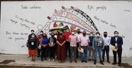 Promueve IEEPCO participación ciudadana con la creación de murales urbanos