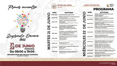 Invita Municipio de Oaxaca de Juárez al primer encuentro “Emprende Oaxaca”