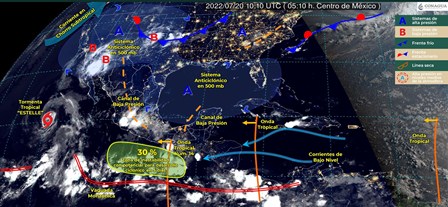 Prevé tormentas eléctricas