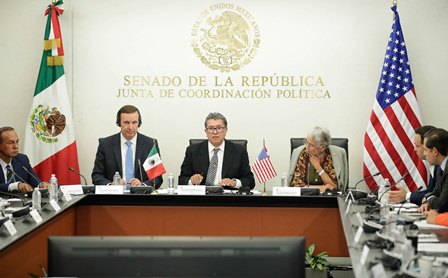 Analizan senadores y congresistas de EU temas referentes al T-MEC, seguridad y migración