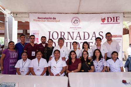 Atiende “Jornada médica Quijotes 2022” a más de mil 600 personas de escasos recursos económicos